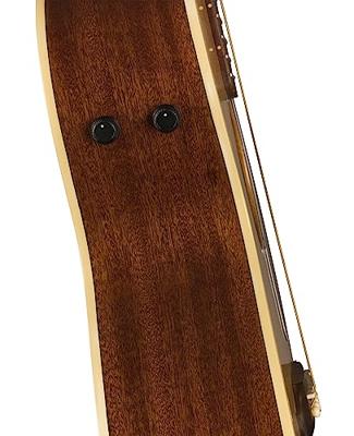 Fender Newporter Player Natural WN Gold Pickguard elektrisch-akoestische westerngitaar