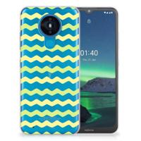 Nokia 1.4 | TPU bumper | Waves Yellow - thumbnail