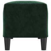 Bankje 100x35x41 cm fluweel donkergroen - thumbnail