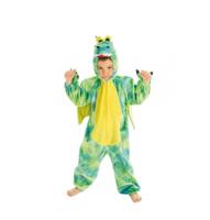 Groene Draken Onesie Kind - thumbnail