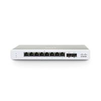 Cisco Meraki MS130-8P Cloud managed switch - 8X 1GbE + 2 SFP, PoE + (120 W), Compact - thumbnail