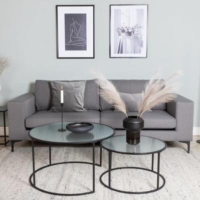 Nohr 3-zits Bank 'Laqueta' kleur Grijs