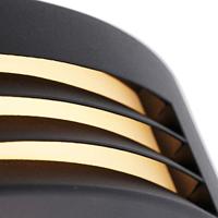 QAZQA Smart buiten wandlamp zwart IP44 incl. Wifi A60 - Hurricane - thumbnail