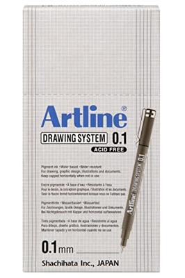 Fineliner Drawing System 0,1 mm