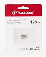 Transcend Premium 300S microSDXC-kaart 128 GB Class 10, UHS-I, UHS-Class 3, v30 Video Speed Class, A1 Application Performance Class - thumbnail
