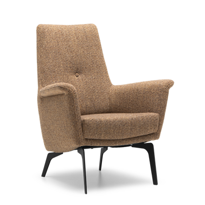 Fauteuil X-105 Donkergeel Stof