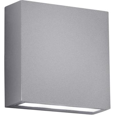 LED Wandlamp voor Buiten - 6W Mat Titaan Aluminium