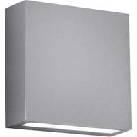 LED Wandlamp voor Buiten - 6W Mat Titaan Aluminium - thumbnail