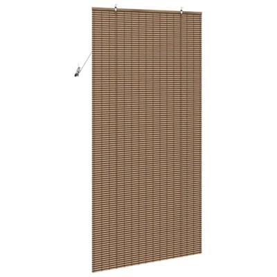 Raambuiten & Gordijnen met gordijnen Bruin 120 x 220 cm Bamboe