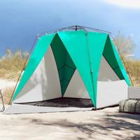 VidaXL Strandtent 4-persoons waterdicht snelontgrendeling zeegroen - thumbnail