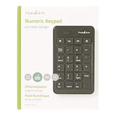 Bedraad Numeriek Toetsenbord | USB | Zwart