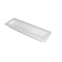 INK Faktor Wastafel Polystone Centraal Zonder Kraangat - 1400x450x15 mm - Glans Wit - thumbnail