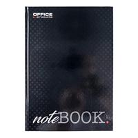 OFFICE products schrift met harde kaft, A4, 96 blad, met kantlijn, gelijnd - thumbnail