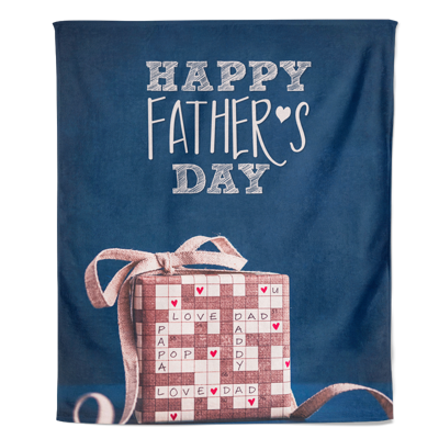 Fleecedeken Vaderdag - Happy Fathersday - Pillow Buddies
