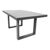 Lounge tafel buiten tuin hoog Prato 2.0 Negro 140x85cm Lesli Living - thumbnail