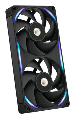 NZXT f240x rgb case fans (zwart, 2 stuks, 240 x 120 x 30 mm, pwm)