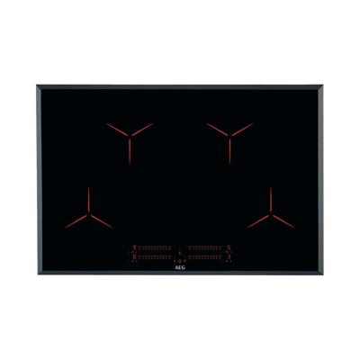 AEG 3000 serie Pure Black inductie Kookplaat 80 cm IPE8453SFB AEG 3000 serie Pure Black inductie Kookplaat 80 cm IPE8453SFB
