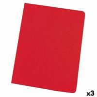 Set of Subfolders Elba Rood A4 50 Onderdelen (3 Stuks) - thumbnail