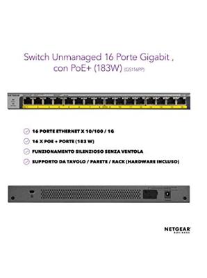Netgear GS116PP switch