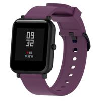 Siliconen glanzende sport polsband voor Huami Amazfit bip Lite versie 20mm (paars) - thumbnail