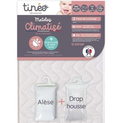 TINEO Airco matras 60x120 cm + hoeslaken + matrasbeschermer (set)