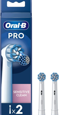 Oral B Opzetborstel sensitive clean 2 Stuks
