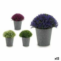 Decoratieve plant Plastic 14 x 15 x 14 cm (12 Stuks) - thumbnail