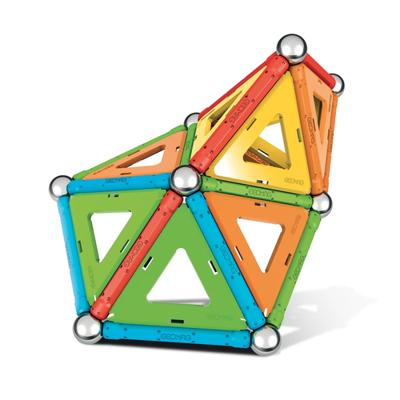 Magnetische tegels - GEOMAG - Tegels Gems 4102 - 44 stuks - Geometrische vormen - Kristaleffect