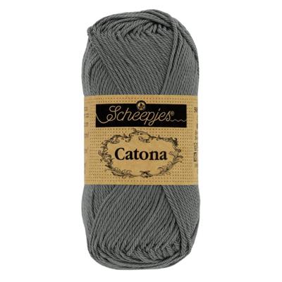 Scheepjes Catona - 10g - 501 Anthracite - Haakgaren / Breigaren
