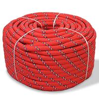VidaXL Boot touw 16 mm 50 m polypropyleen rood - thumbnail