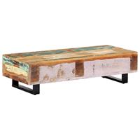 Salontafel 120x50x30 cm massief gerecycled hout en staal - thumbnail