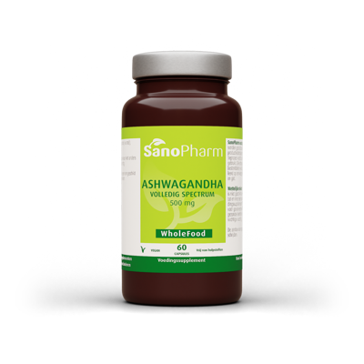Sanopharm Wholefood Ashwagandha Capsules Sanopharm Wholefood Ashwagandha Capsules
