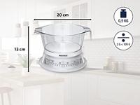 Soehnle 65418 Vario Analoge Keukenweegschaal met Maatbeker 0.5L Wit - thumbnail