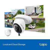 Tapo C560WS 4K 360° Beveiligingscamera/Bewakingscamera Buiten, WiFi 6 Dual-Band IP Camera, Nachtzicht, Gratis AI-detectie, Smart Tracking, Licht & Geluidsalarm, 2-weg Audio, microSD tot 512 GB - thumbnail