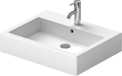 Duravit Vero wastafel 60 x47cm 1 kraangat wit