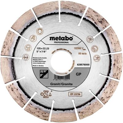 Metabo 628576000 Diamanten doorslijpschijf Diameter 125 mm Boordiameter 22.23 mm 1 stuk(s)