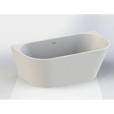 Half Vrijstaand Bad Arcqua Pinto Back To Wall 160x70x57 cm Glans Wit Arcqua