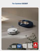 ECOVACS Dweil- en zuigrobot Blauw, Wit - thumbnail