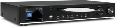 TechniSat DIGITRADIO 143 CD Radio-adapter DAB, DAB+, Internet, VHF (FM) AUX, Bluetooth, CD, USB, WiFi, Internetradio Incl. afstandsbediening, Wekfunctie Zilver