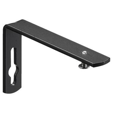 Afstandsteun zwart 100mm 2 Stuks