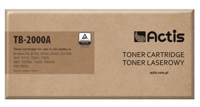 Actis Tonercartridge TB-2000A (vervanging Brother TN-2000/TN-2005; standaard; 2500 pagina's; zwart)