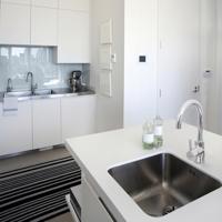 Wastafel met Eén Spoelbak Cata CB4040 Staal - thumbnail