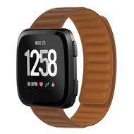 Fitbit Versa 3/4 & Sense 1/2 - Siliconen Loop bandje - Bruin - thumbnail