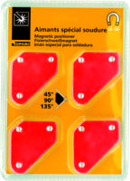 Toparc 044180 Magnetische lashoek, 4 stuks - thumbnail