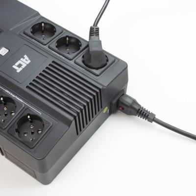 ACT AK5333 Netsnoer USA Male/C13 IEC-Lock | Zwart | 2 meter | PC1063 | 5-Pack