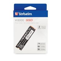 Verbatim Vi3000 2 TB NVMe/PCIe M.2 SSD 2280 harde schijf PCIe NVMe 3.0 x4 Retail 49376 - thumbnail