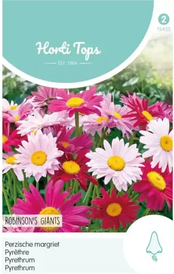Zaden Chrysanthemum Perzische magriet Robinson's Giants Hortitops - Hortitops Zaden Chrysanthemum Perzische magriet Robinson's Giants Hortitops - Hortitops