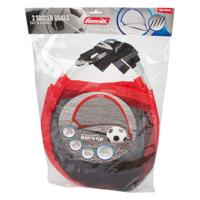 Adrenix voetbaldoel pop-up speelset, set van 2 - thumbnail