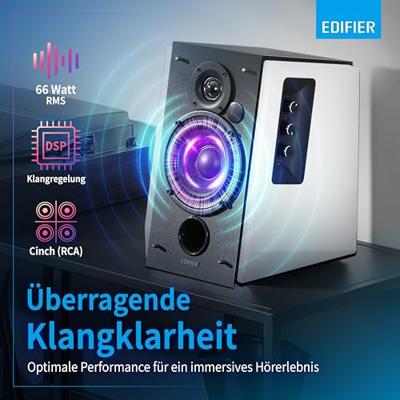Edifier R1700BT Speakerset Zilver/Wit - thumbnail