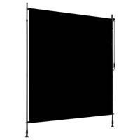 VidaXL Rolgordijn voor buiten 200x270 cm antraciet - thumbnail